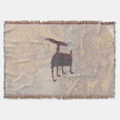 Deer Petroglyph Rinconada Canyon NM Decke (Vorderseite)