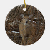 Deer Photo Ornament  (Vorne)
