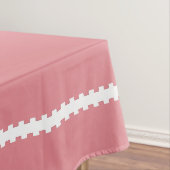 Deer Pink Peace Joy Wreath Tablecloth Tischdecke (Beispiel)