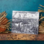 Deer Plaque Fotoplatte (Seite)