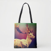 Deer Polygon Design Tasche (Vorderseite)