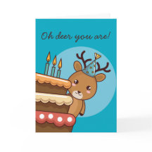 Deer Pun Happy Birthday