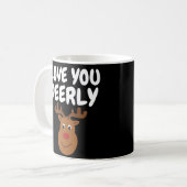 DEER PUN LIEBE SIE KAFFEE TASSE (Vorderseite Links)
