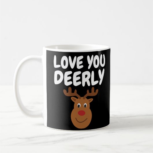 DEER PUN LIEBE SIE KAFFEE TASSE (Links)