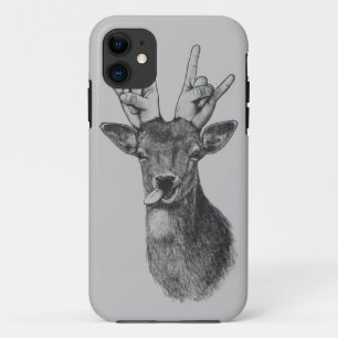 Deer Punk Illustriert Phone Case