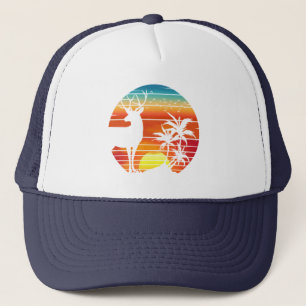 DEER RETRO HUNTER GIFT TRUCKERKAPPE