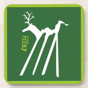 DEER SHADOW PIXELAT VON MASANSER GETRÄNKEUNTERSETZER