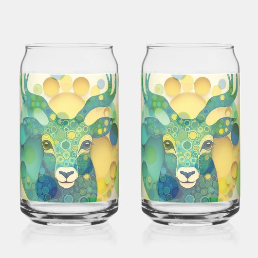 Deer Soda Glass Dosenglas (Rückseite)