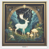 deer spirit aufkleber (Blatt)