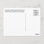 Deer & Stream Postkarte (Rückseite)