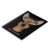 Deer to be Different Doe 6x9 Spiral Notebook Notizblock (Linke Seite)