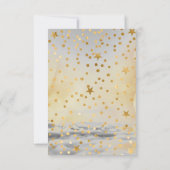 Deer Twinkle Twinkle Little Star Baby Shower Dankeskarte (Rückseite)