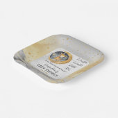 Deer Twinkle Twinkle Little Star Baby Shower Pappteller (Gewinkelt)