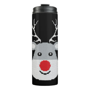 Deer Ugly Christmas Thermosbecher