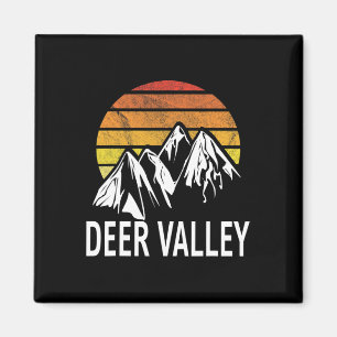 Deer Valley Park City Utah Usa Ski Resort Snowboar Magnet