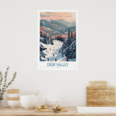Deer Valley Reiseplakat - Utah 1 Poster (Küche)