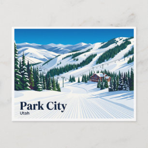 Deer Valley Resort Park City Utah Postkarte