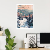 Deer Valley Ski Druck - Utah 1 Poster (Heimbüro)