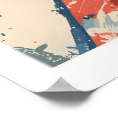 Deer Valley Ski Plakat 1 (Ecke)