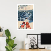 Deer Valley Ski Poster 1 (Heimbüro)