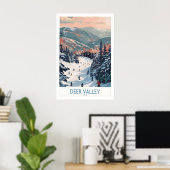 Deer Valley Travel Poster - Utah 1 (Heimbüro)