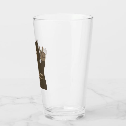 Deer Valley Utah Peace Bear Glas (Links)