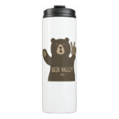 Deer Valley Utah Peace Bear Thermosbecher (Vorderseite)