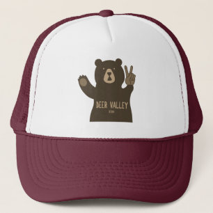 Deer Valley Utah Peace Bear Truckerkappe