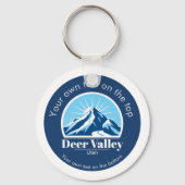 Deer Valley Utah ski area keepsake  Schlüsselanhänger (Vorderseite)