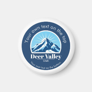Deer Valley Utah Skigebiet Andenken Magnet