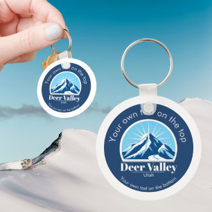 Deer Valley Utah Skigebiet Andenken Schlüsselanhänger