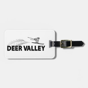 Deer Valley Utah Skispringer Gepäckanhänger