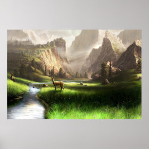 Deer- Valleyplakat Poster