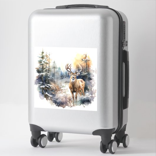 Deer Vinyl Sticker (Koffer)