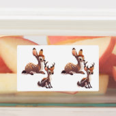 Deer Vinyl Sticker (Befestigt)