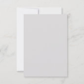 Deer Wedding Save the Date Announcement (Rückseite)