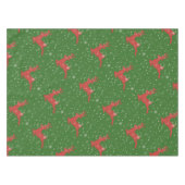 Deer Winter Holidays Baby Jersey Bodysuit Tischdecke (Vorderseite (Horizontal))