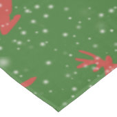 Deer Winter Holidays Baby Jersey Bodysuit Tischdecke (Schrägansicht)