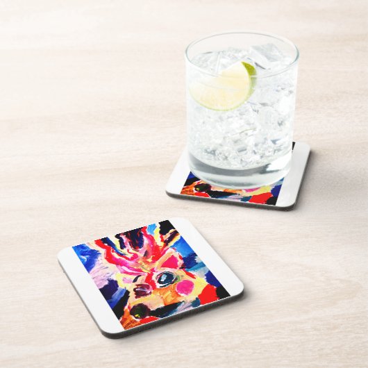 Deer winter joy getränkeuntersetzer (Rechte Seite)