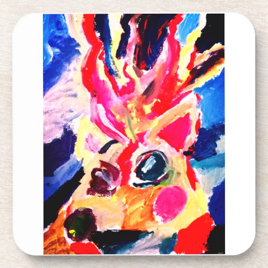 Deer winter joy getränkeuntersetzer (Vorderseite)