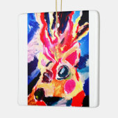 Deer winter joy keramikornament (Links)