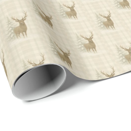 Deer Wrapping Paper Geschenkpapier (Rolleneckpunkt)