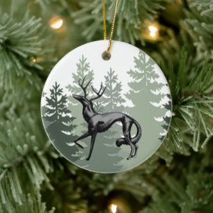 Deer Zoi Weihnachtsbaumschmuck Keramik Ornament