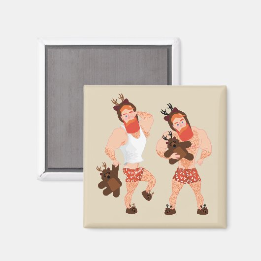 DeerBear Magnet (Vorderseite/Rückseite)