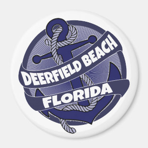 Deerfield Beach Florida Ankerdrehmagnet Magnet
