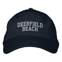 Deerfield Beach Florida bestickter Hut
