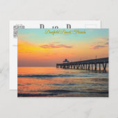 Deerfield Beach, Florida - Daybreak Pastelle Postkarte (Vorne/Hinten)
