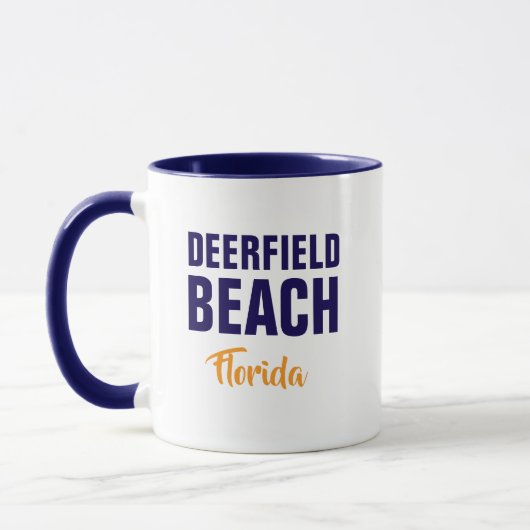 Deerfield Beach Florida Kaffeetasse (Links)