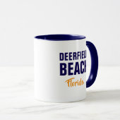 Deerfield Beach Florida Kaffeetasse (VorderseiteRechts)