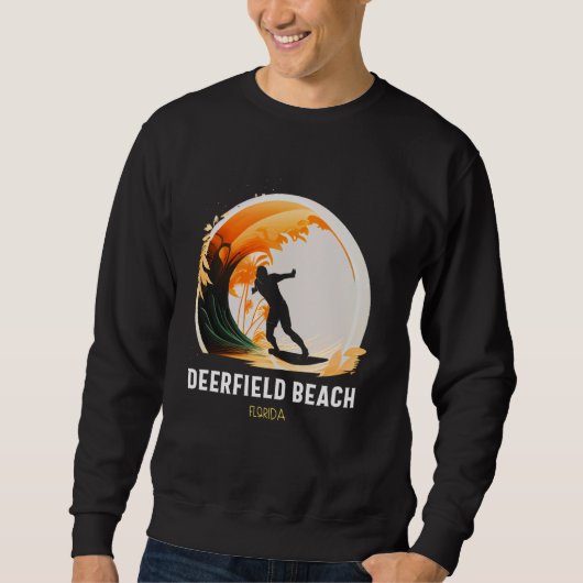 Deerfield Beach Florida Sweatshirt (Vorderseite)